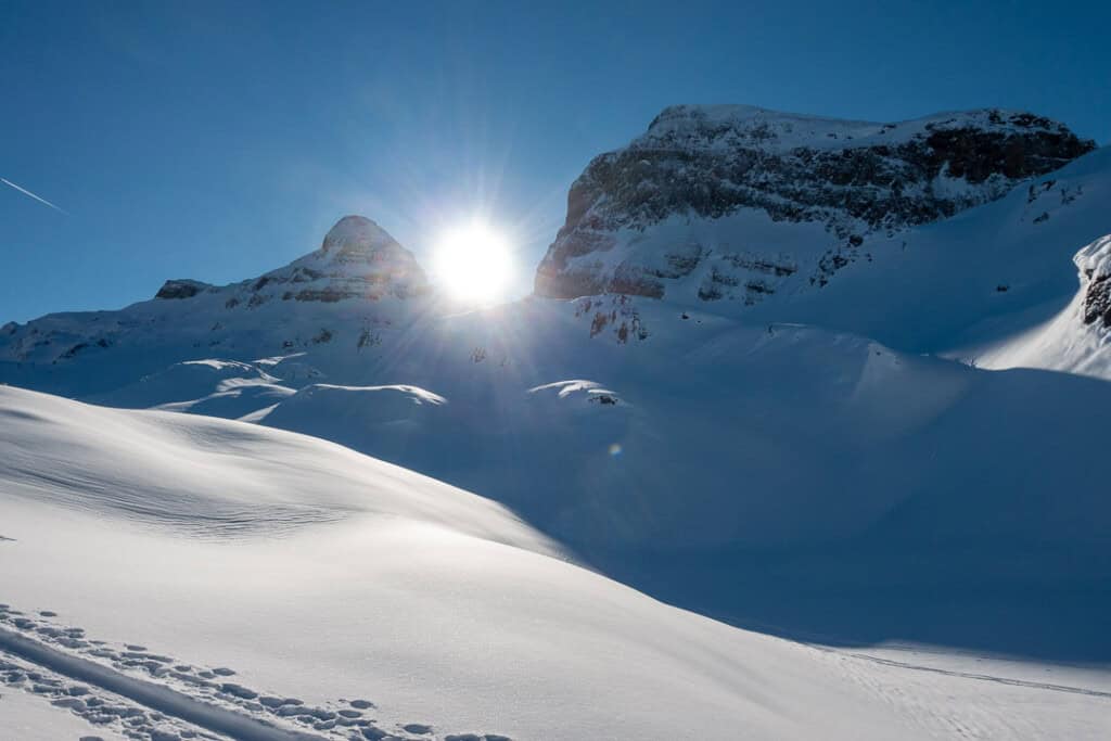 Skitour im Lidernengebiet