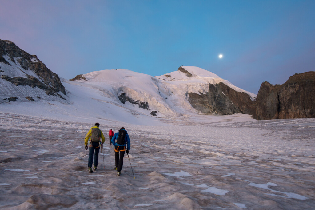 Ascent to the Alphubel