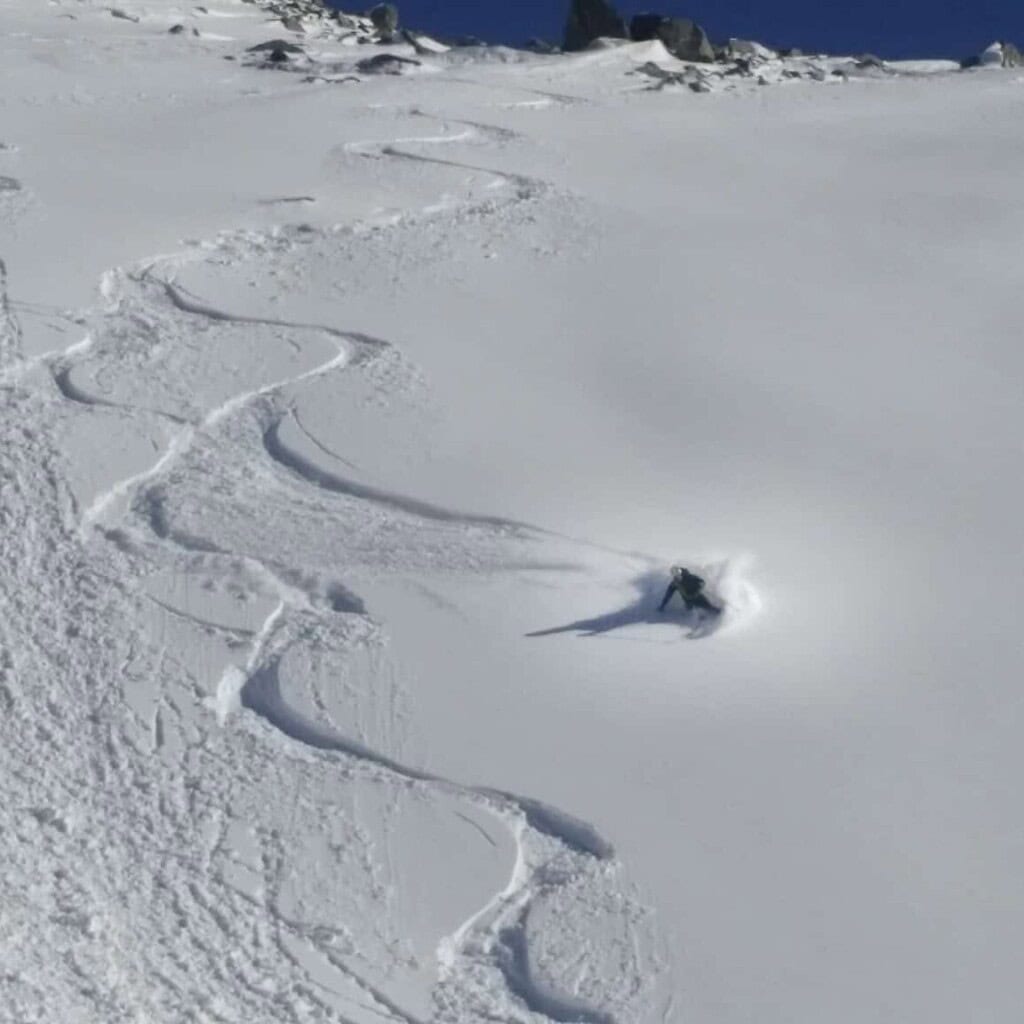 Abfahrt vom Piz Medel