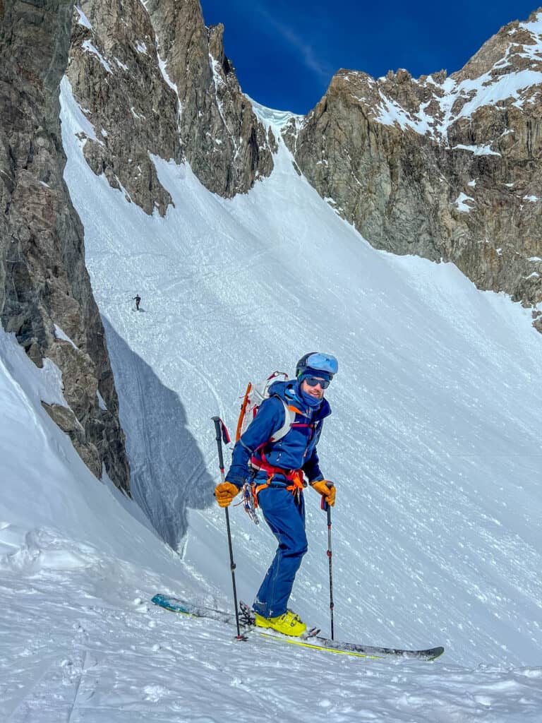 Skifahrer in der Dauphine