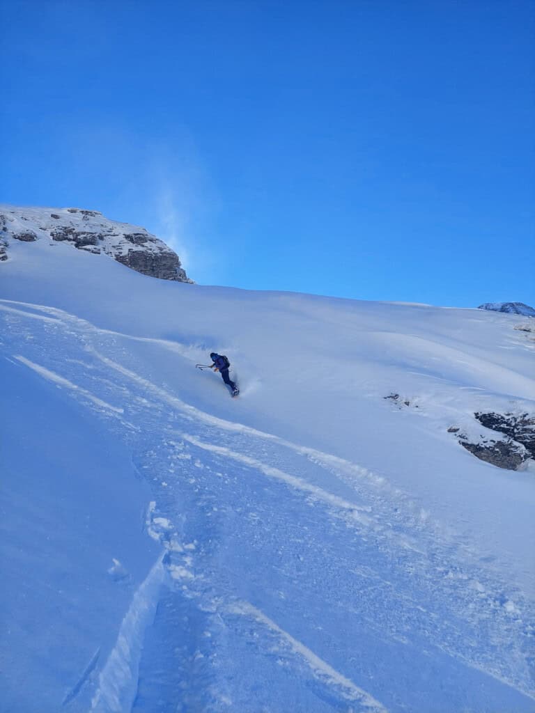Skiing in the Liderenen area