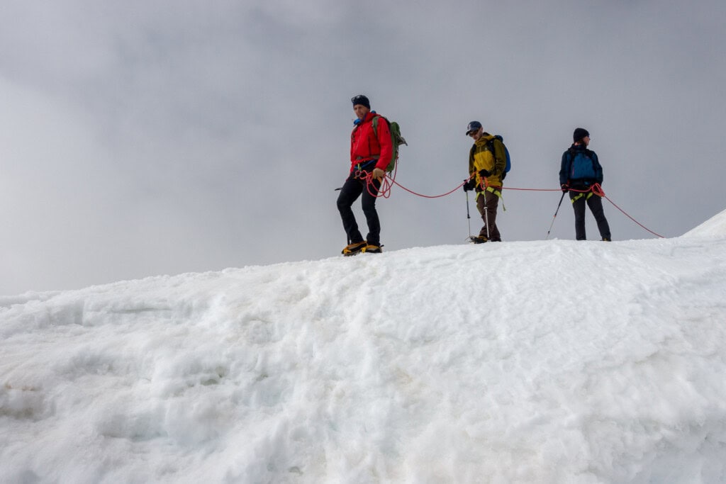 Kuru before the summit of the Bishorn