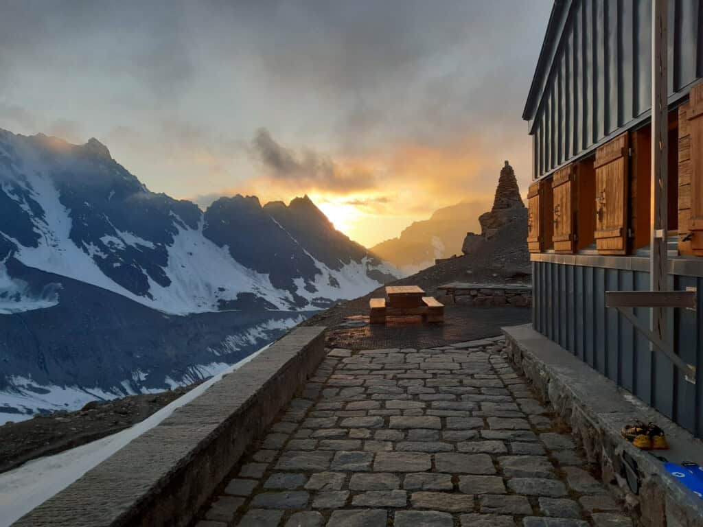 View from the Cabane FXB Panossiere