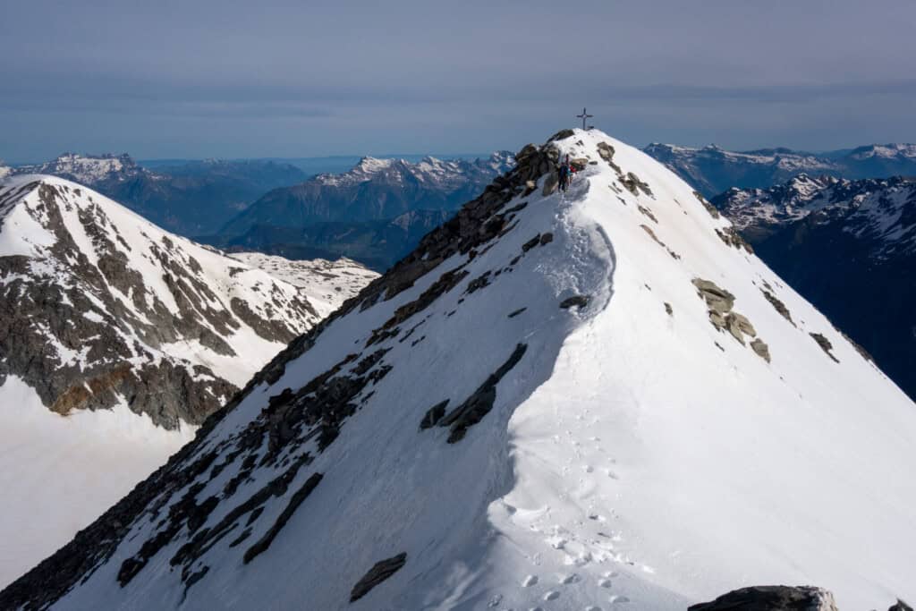 Summit of the Grand Tavé in the Grand Combin massif