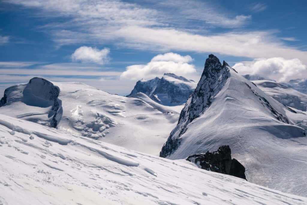 On the shoulder of the Allalinhorn