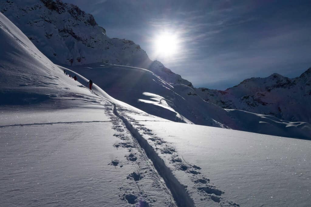 Ski tours on the Tour du Ciel