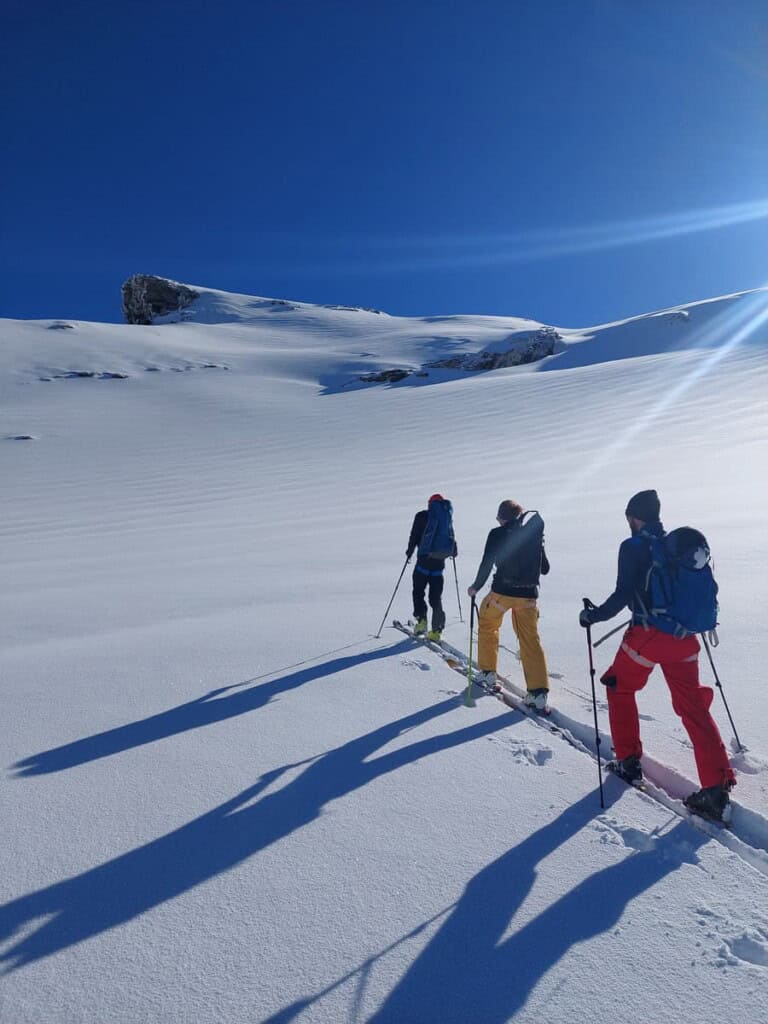 Ski tours on the Gemmi