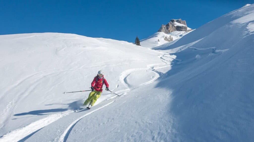 Solitary turns in the Lidernen area.