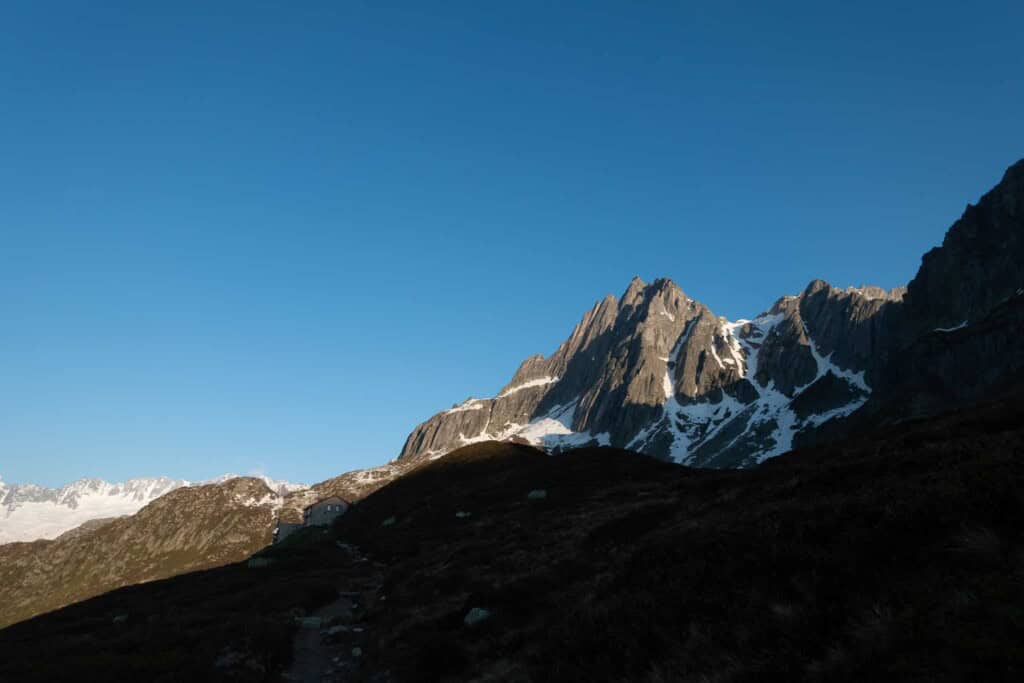 Salbit south ridge in profile
