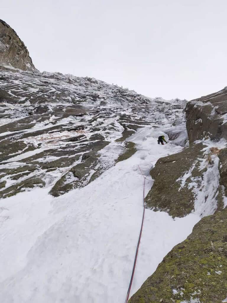 Mixed climbing