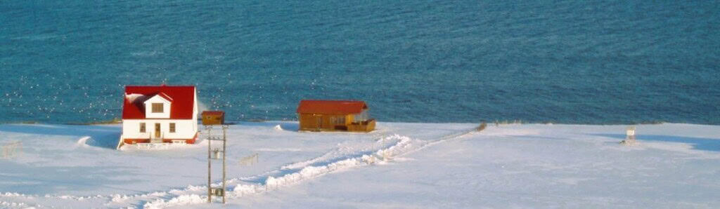 House by the sea in Iceland