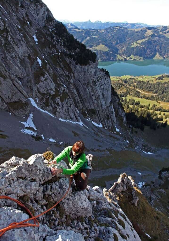 Climbing on the Bockmattli