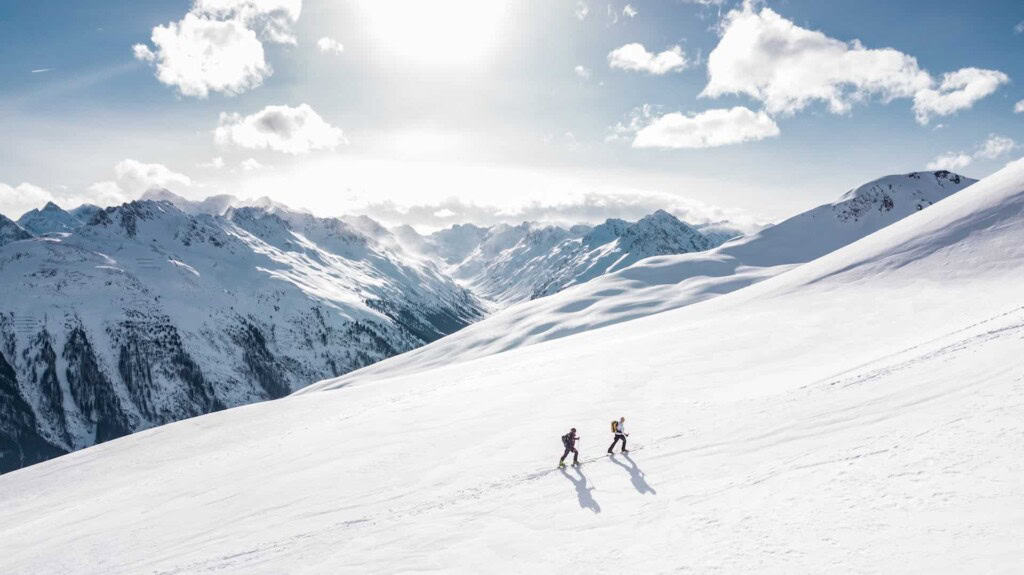 Ski touring in Iceland