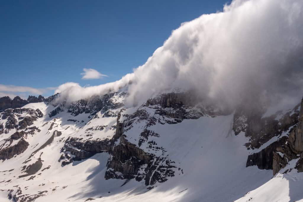 Foehn roller on the Clariden