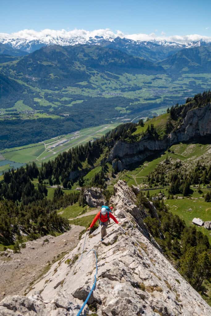 Climbing the Galtigentümre to Pilatus