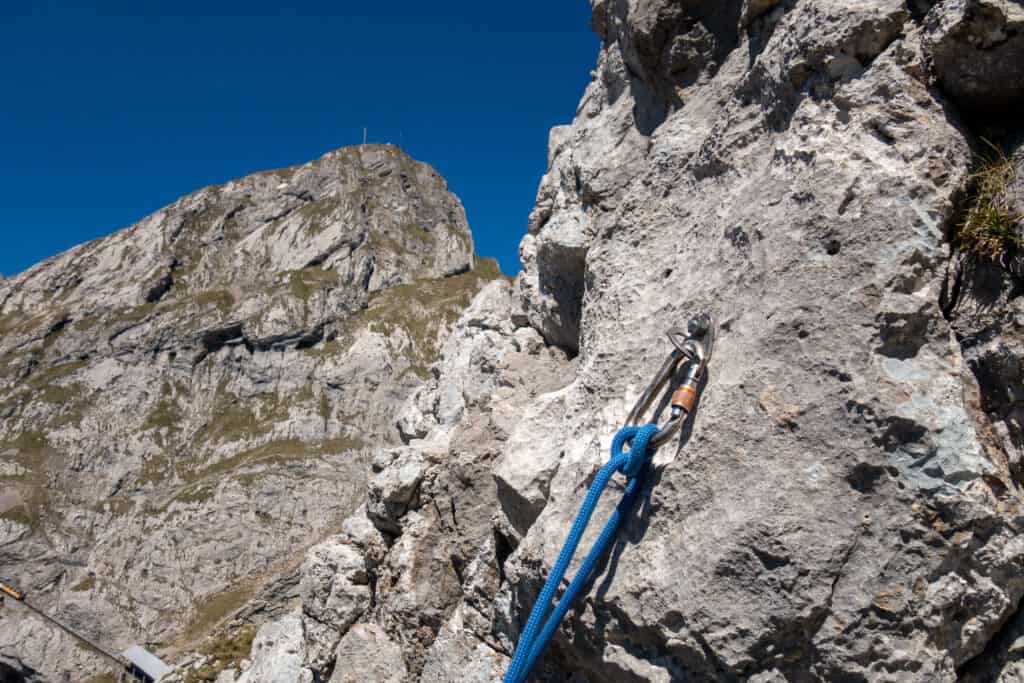 Climbing the Galtigen towers to Pilatus