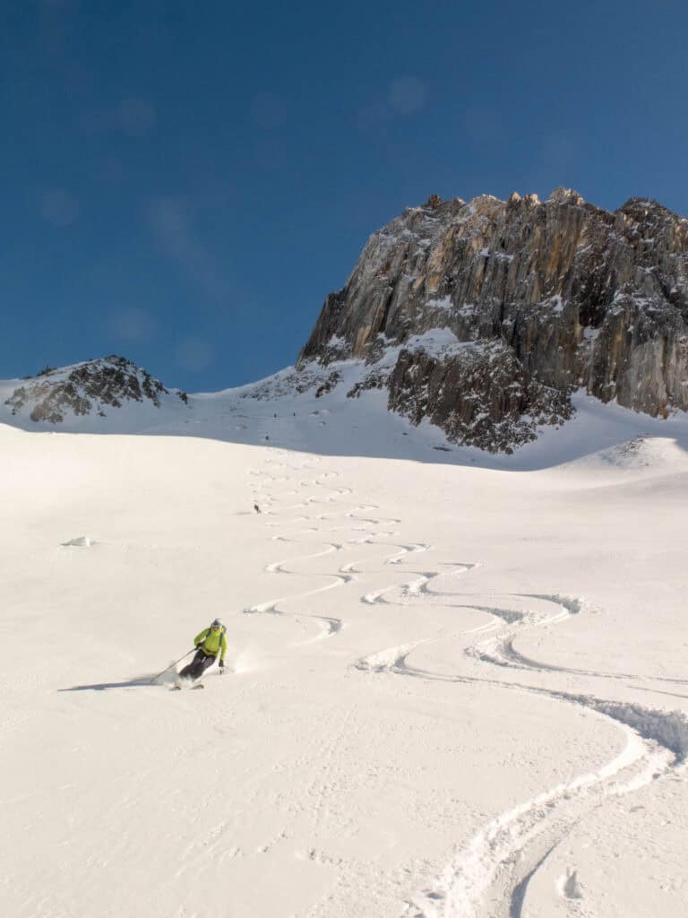 Powdern auf Skitour in Disentis