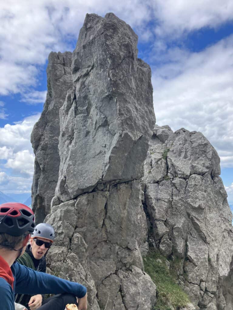 On the ridge from the Adlerspitz