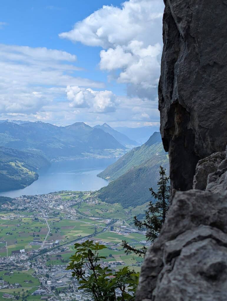 View of Lake Lucerne from Gross Mythen