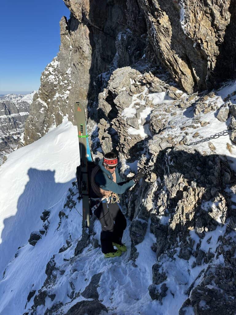 Ski tour over the Teufelsjoch