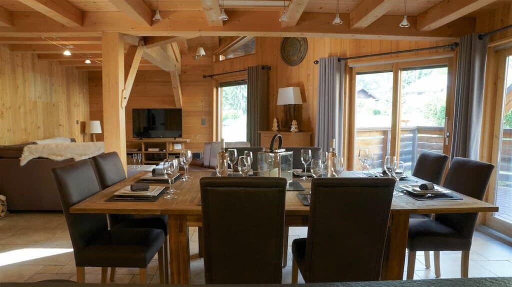 Esssaal im Maisonette in Chamonix