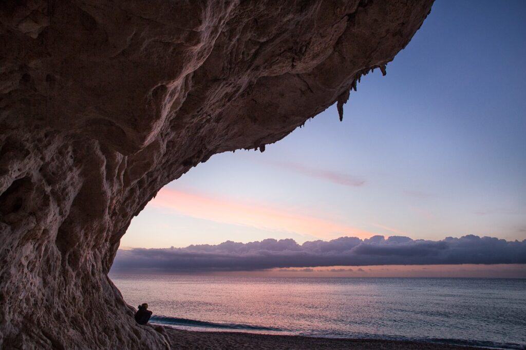 Sunrise atmosphere at Selvaggio Blu