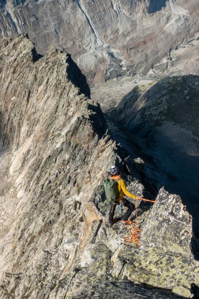 Auf dem Grat vom Brandlammhorn