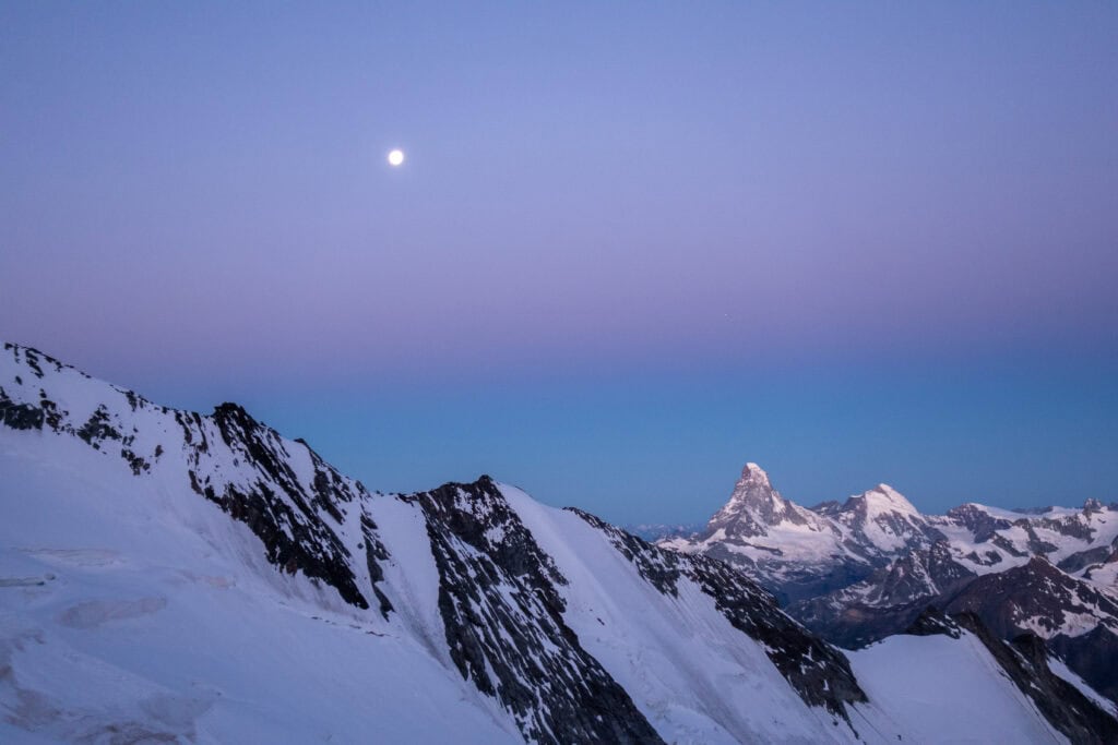 Cathedral ascent in the first light
