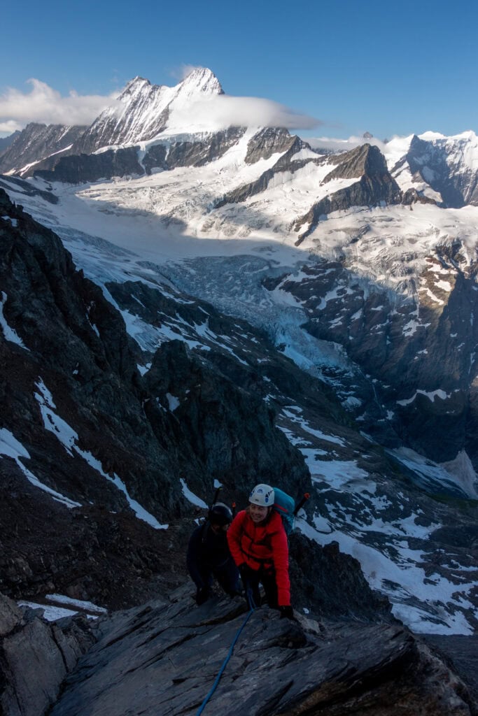 Panorama on the Wetterhorn