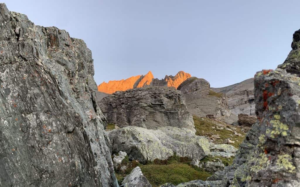 Ringelspitz im Sonnenaufgang