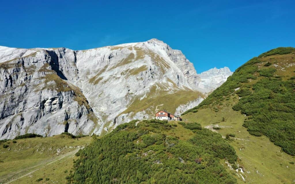 Ringelspitzhütte Aussicht