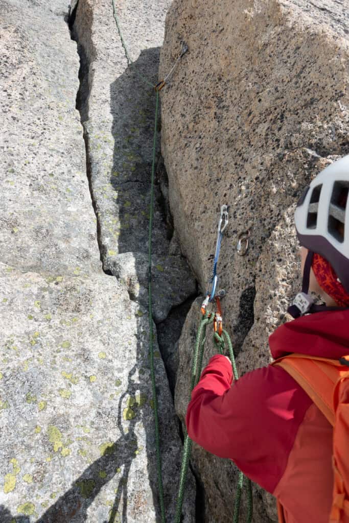 Belaying on the Galenstock